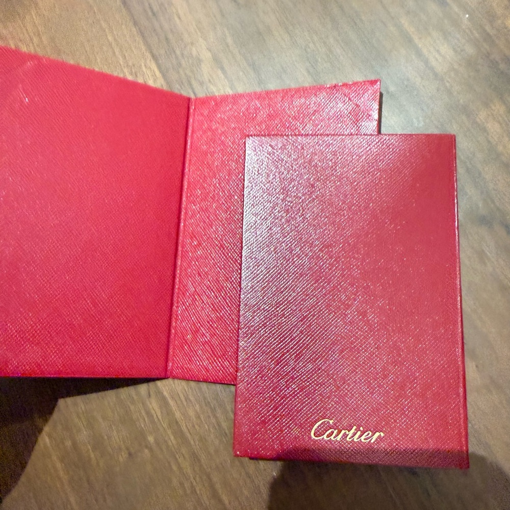 Cartier Crimson Card Holders